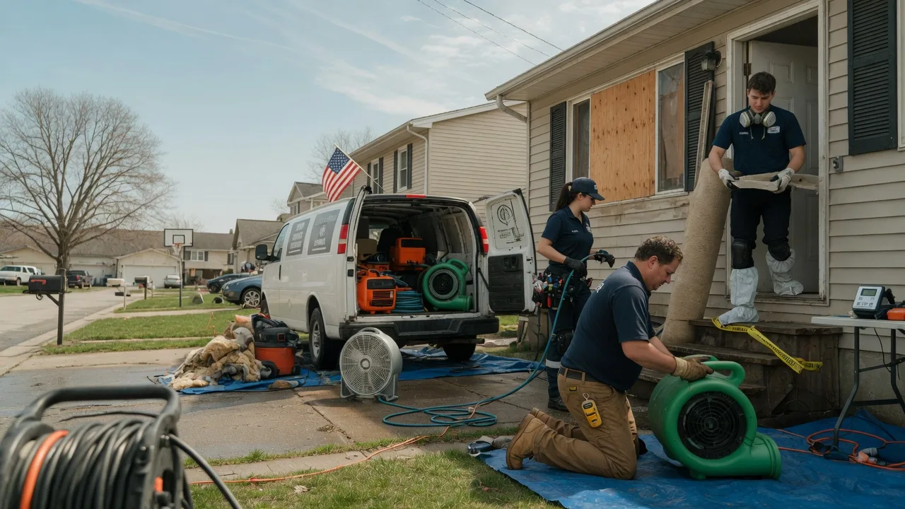 Water Damage Restoration in Henderson, IL near me